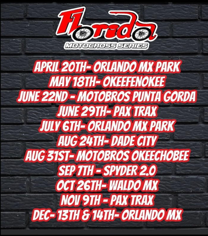 Florida Series RV Hook ups. Sept. 5th-7th